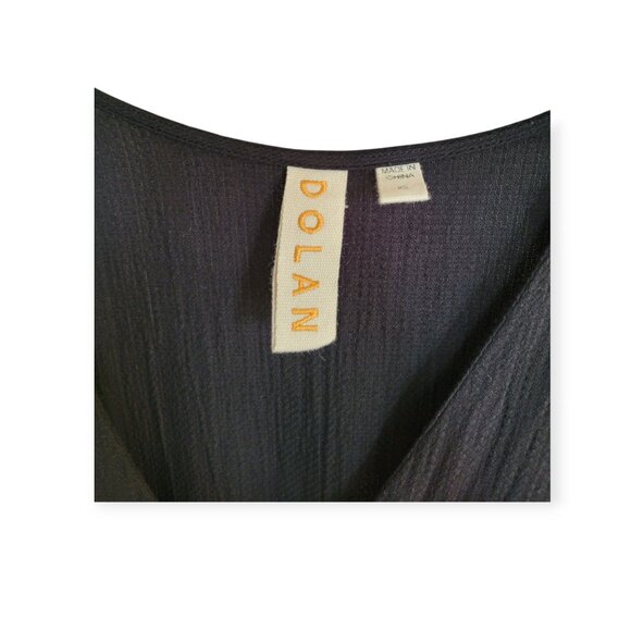 Anthropologie Dolan black Tami tencel cropped jumpsuit size XS EUC - Picture 6 of 15